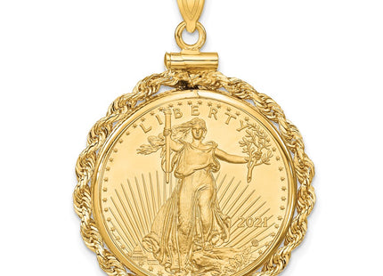 14k Yellow Gold Pendants Style C1215 - Classique Jewelry Inc.