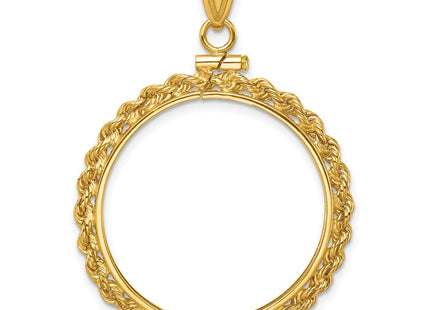 14K gold pendant, another view
