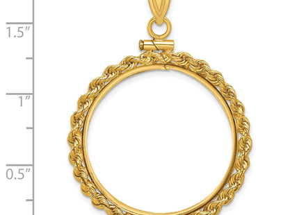14K gold pendant, further view