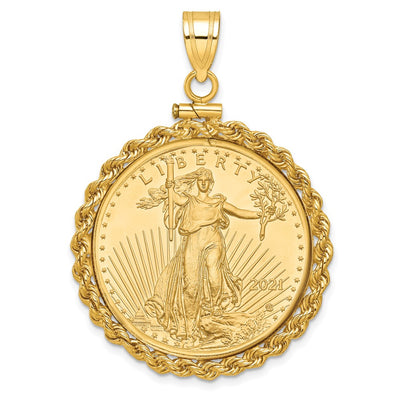 14K gold pendant
