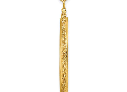 14K gold pendant, alternate view