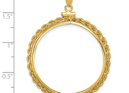 14K gold pendant, further view