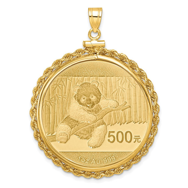14k Yellow Gold Pendants Style C1215 - Classique Jewelry Inc.