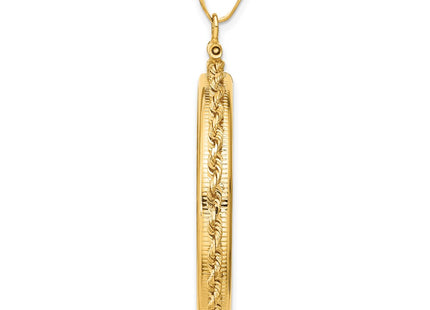 14K gold pendant, alternate view