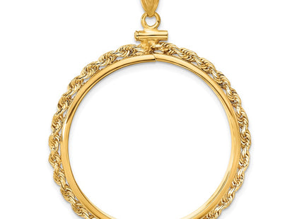 14K gold pendant, another view