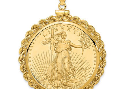 14k Yellow Gold Pendants Style C1215 - Classique Jewelry Inc.