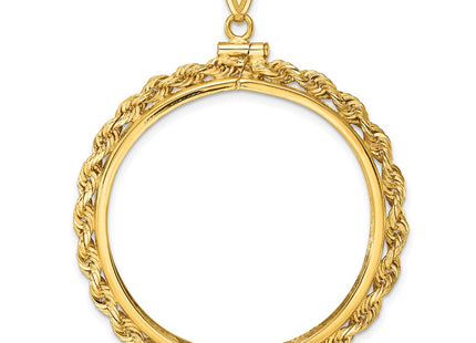 14K gold pendant, another view