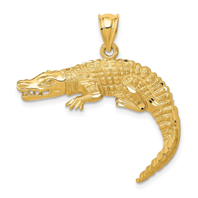 14k Yellow Gold Pendants Style C128 - Classique Jewelry Inc.