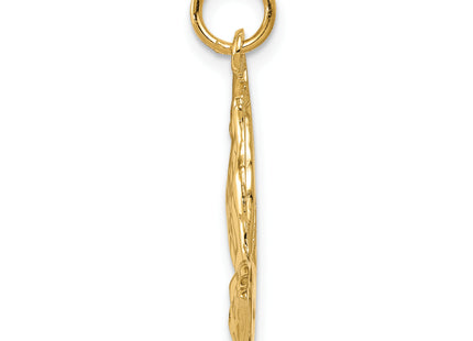 14K Praying Hands Pendant, 26 x 19mm