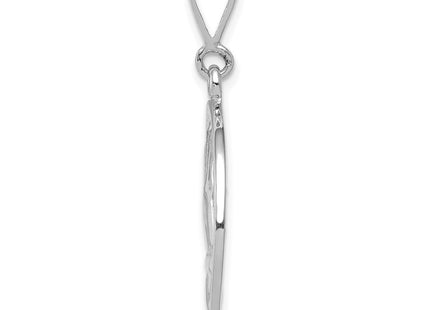 14k White Gold Pendants Style C1308W - Classique Jewelry Inc.