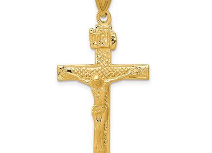 14K gold crucifix pendant