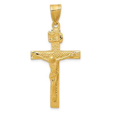 14K gold crucifix pendant