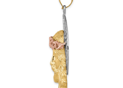 14k Tri-Color Pendants Style C1406 - Classique Jewelry Inc.