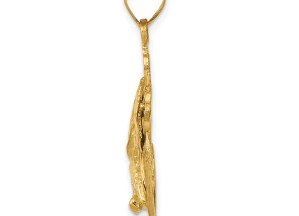14k Yellow Gold Pendants Style C1408 - Classique Jewelry Inc.