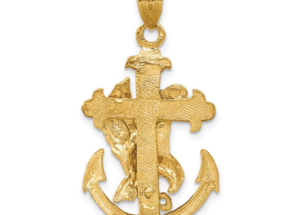14k Yellow Gold Pendants Style C1408 - Classique Jewelry Inc.