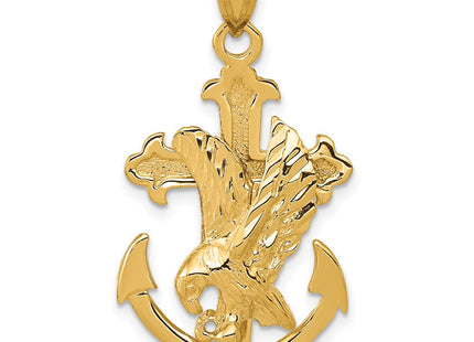 14k Yellow Gold Pendants Style C1408 - Classique Jewelry Inc.