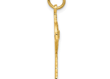 14k Yellow Gold Pendants Style C1460 - Classique Jewelry Inc.
