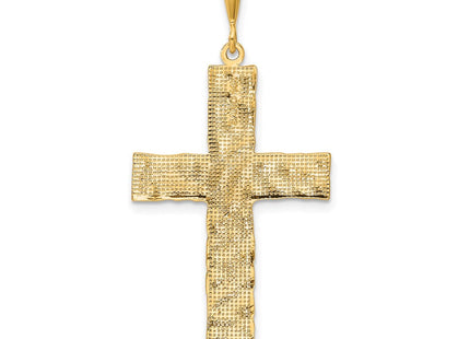 14k Nugget Style Cross Pendant (Style C1464)