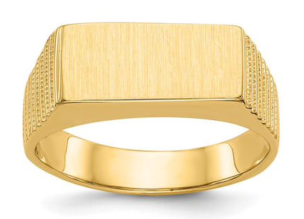 14k Yellow Gold Rings Style C1527 - Classique Jewelry Inc.