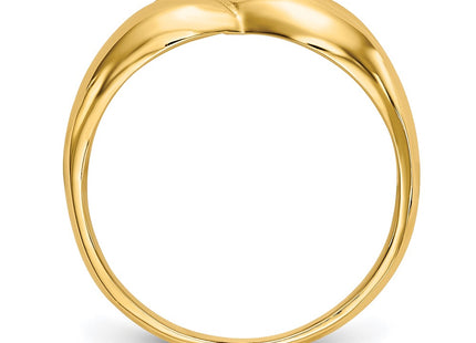 14k Yellow Gold Rings Style C1560 - Classique Jewelry Inc.