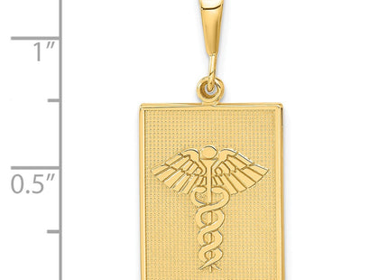14k Caduceus Pendant (Style C1612)