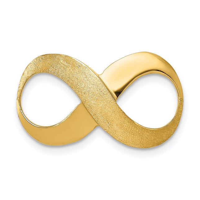 14K gold infinity pendants & charm