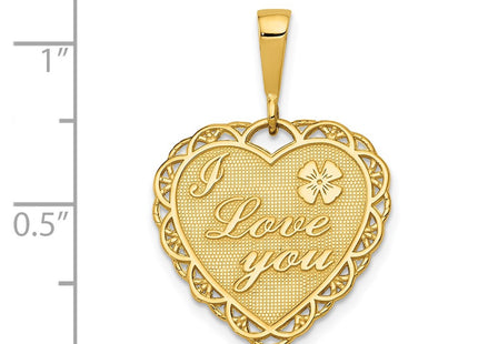 14k Yellow Gold Pendants Style C1640 - Classique Jewelry Inc.