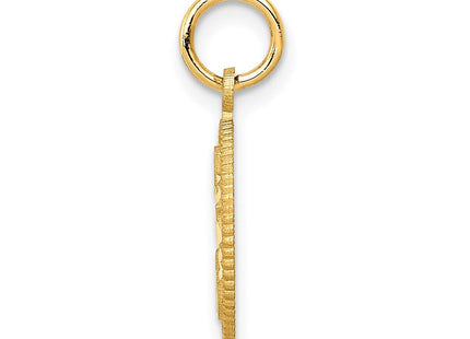 14K gold charm, alternate view