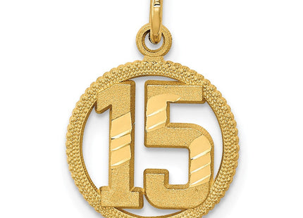 14K gold charm