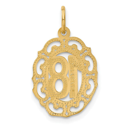 14k Yellow Gold Pendants Style C1667 - Classique Jewelry Inc.