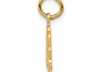 14K gold charm, alternate view