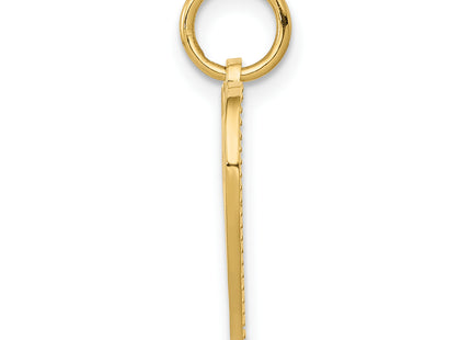 14k Daddys Little Girl Charm, 21 x 16mm