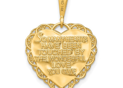 14k Yellow Gold Pendants Style C1707 - Classique Jewelry Inc.