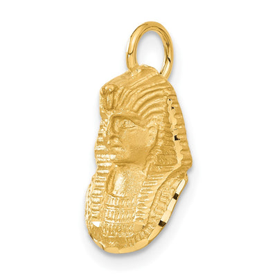14K Satin D/C King Tut Charm