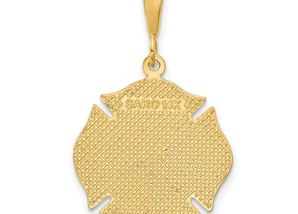 14K gold charm, another view