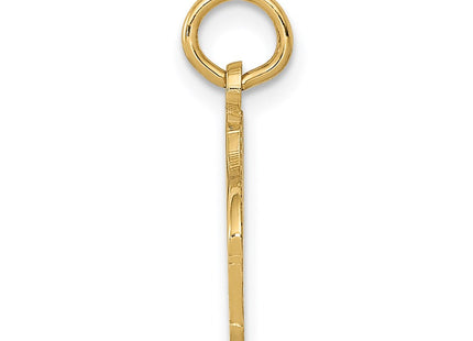14K gold charm, alternate view