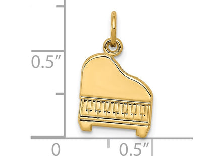 14K gold charm, further view