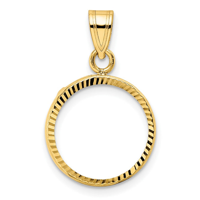 14K gold pendant