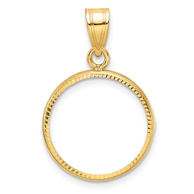 14K gold pendant