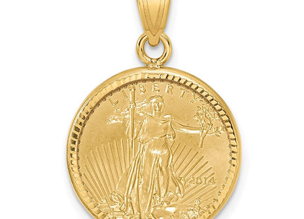 14k Yellow Gold Pendants Style C1801D - Classique Jewelry Inc.