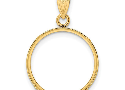 14K gold pendant, another view