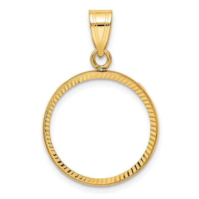14K gold pendant