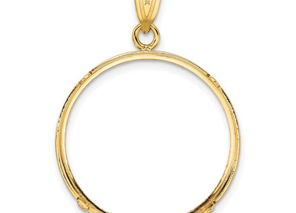 14K gold pendant, another view