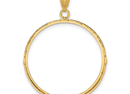 14K gold pendant, another view