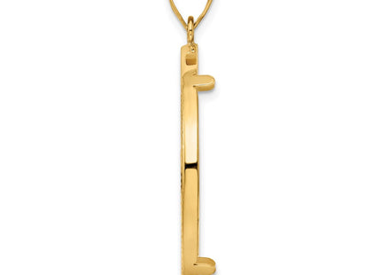 14K gold pendant, alternate view