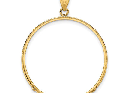 14K gold pendant, another view