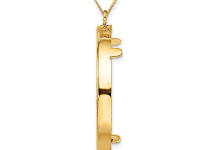 14k Yellow Gold Pendants Style C1801D - Classique Jewelry Inc.