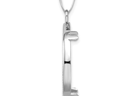 14k White Gold Pendants Style C1801WD - Classique Jewelry Inc.