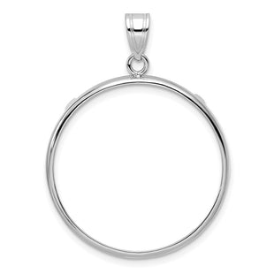 14k White Gold Pendants Style C1801W - Classique Jewelry Inc.
