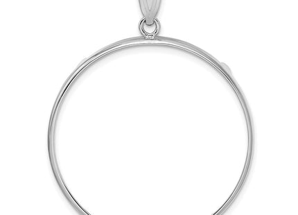 14K white gold pendant